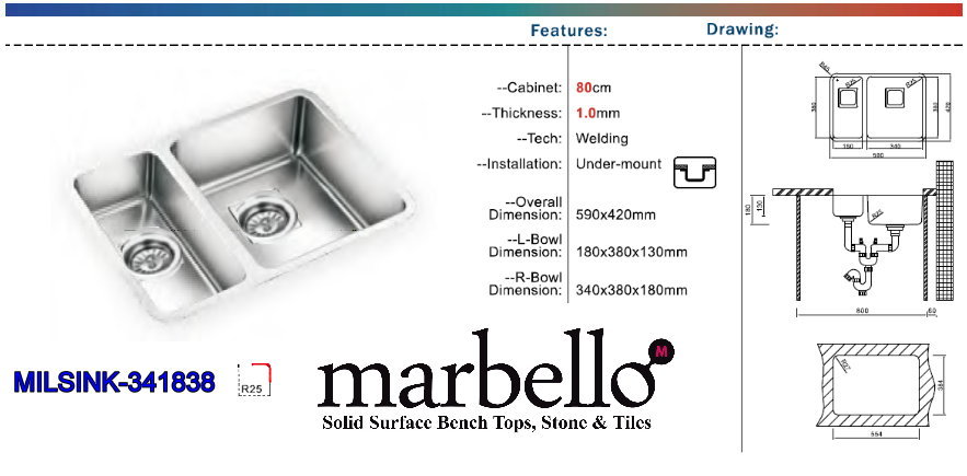 Marbello Sinks